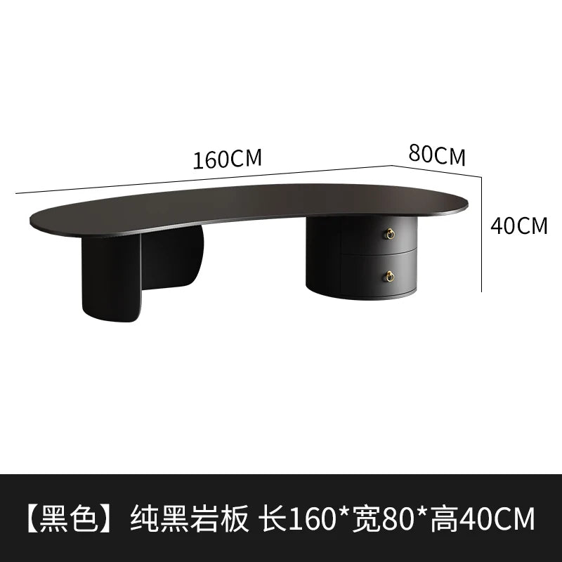 Irregular Modern Coffee Table Accessories Black Small Outdoor Coffee Tables Living Room Drawers Table Basse De Salon Home Decor
