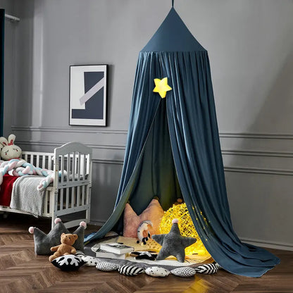 Dome Bed Curtain Children's Windscreen Crib Surround Bed Head Decoration Shading Mosquito Net Bed Tent Large Size Castle Game