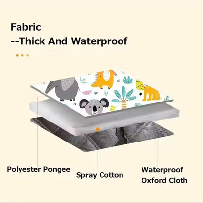 Outdoor Picnic Mat Foldable Large Thickened Waterproof Camping Grass Land Mat Moisture-proof Portable Ground Rug Picnic Cloth