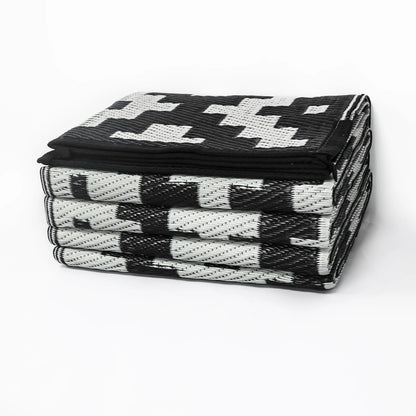WESTTUNE Outdoor Rug Foldable Reversible Plastic Straw Area Rugs Large Floor Mat for RV Patio Backyard Deck Picnic Beach Camping