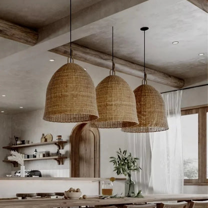 Bamboo Pendant Lamp Wabi Sabi Style Japanese Living Room Retro Lamp Chinese Homestay Bedroom Tea Room Zen Restaurant Lighting