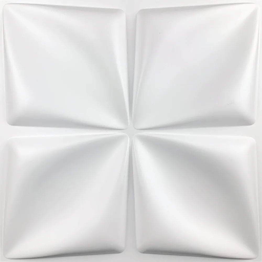 White 3D Wall Panel Foam Brick Waterproof Non-self-adhesive Wall Sticker Modern Geometric Background Wallpaper Wall Renovation