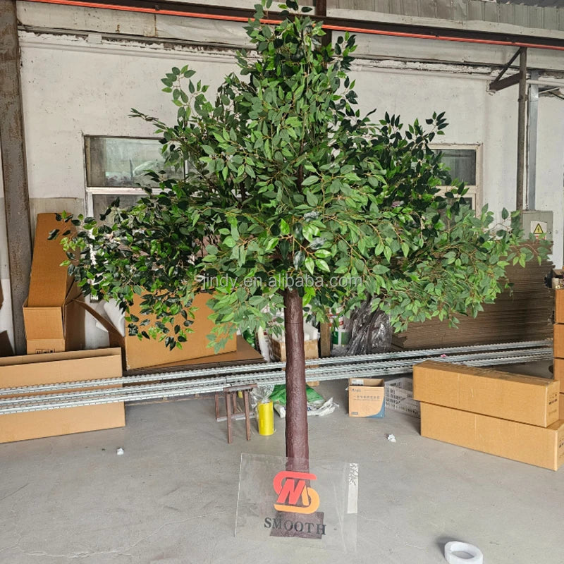Custom Outdoor Indoor Decoration Green Plant Realistic Olive 6.5ft 8ft 10ft Artificial Olive Tree for Hotel Event Garden