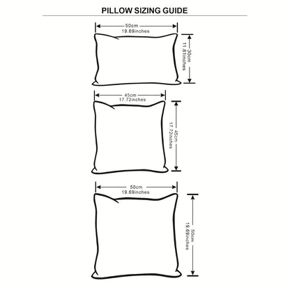 1pc Throw Pillow Covers - Comfortable Striped Throw Pillowcase  For Home Bedroom Living Room, Car & Sofa Decor - Perfect Gift