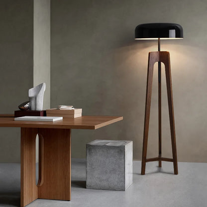 Pileo Porada Floor Lamp Classical wood lamp E27 Bulb Home Art Deco Atmosphere Lighting Hotel Bedroom Shop farmhouse light