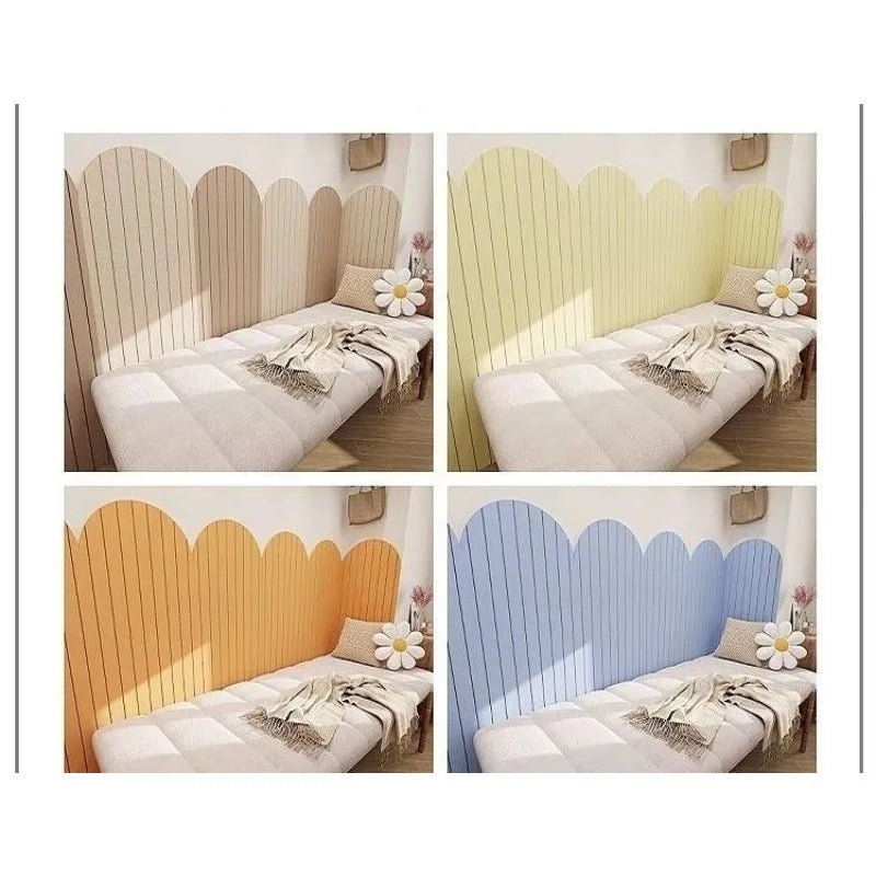 Felt Board Wall Stickers Thick Anti-collision Protect Wallpaper Decor Photo Message Background Arched Bridge Shape Bedroom Art
