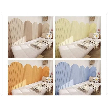 Felt Board Wall Stickers Thick Anti-collision Protect Wallpaper Decor Photo Message Background Arched Bridge Shape Bedroom Art