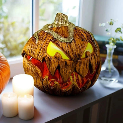 2026 New Halloween Pumpkin Noise Activated Pumpkin Animated Talking Pumpkin Decor Lifting Pumpkin Creates a Spooky Atmospheres