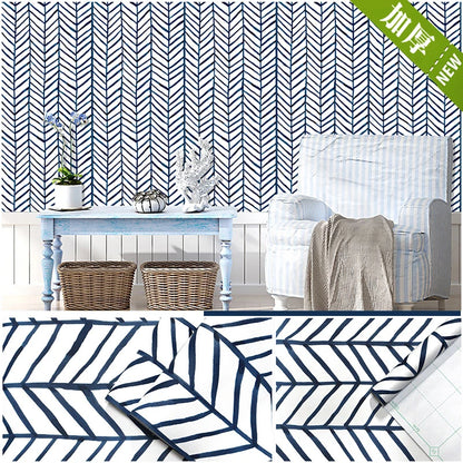 Bamboo wallpaper modern geometric contact paper black stripes detachable self-adhesive wallpaper wall covering home decoration