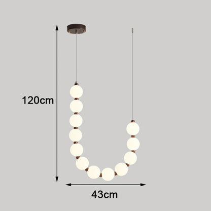 Nordic home decoration, stair chandelier, living room and dining room Pendant lights, ceiling light, indoor lighting