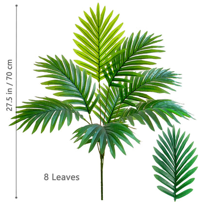 Artificial Palm Tree - Large Fake Tropical Plant Suitable for Indoor Outdoor Decoration Without Pot