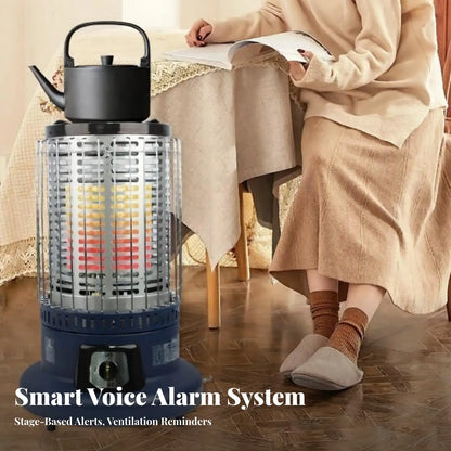 Gas Heater, Outdoor Propane Heating Stove, Indoor Winter Fireplace for Ice Fishing, Multi-Scenario Heater