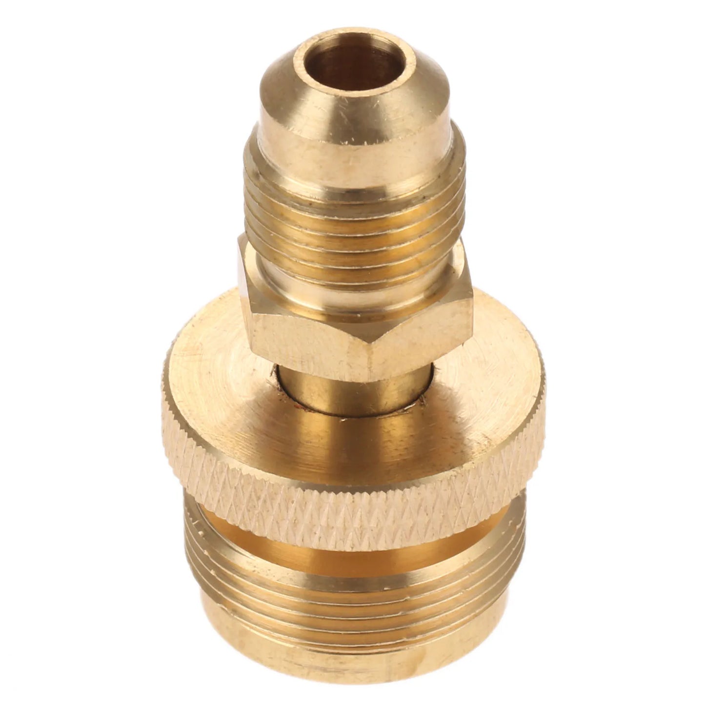 1lb Propane Tank Canister Regulator Adapter to 3/8” Male Flare Camping Grill Stove Parts for Heaters, Burner, Cooker, Fire Pit