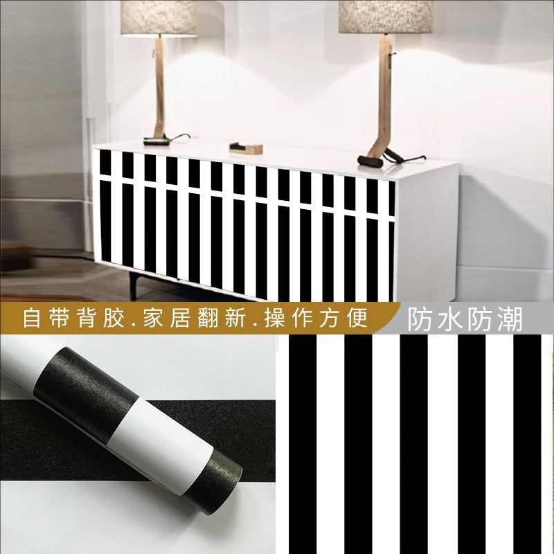 45CM self-adhesive wallpaper DIY grid background wall self-adhesive retro style home decor bedroom living room background wall