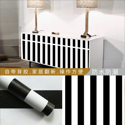 45CM self-adhesive wallpaper DIY grid background wall self-adhesive retro style home decor bedroom living room background wall