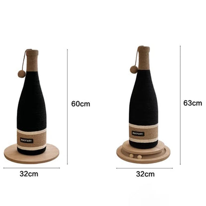 Wine Bottle Sisal Cat Scratching Posts Corner Sofa Wear Resistant Scratching Posts Cats Rope Toys Scratchers Pets Supplies