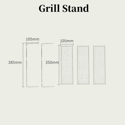 Foldable Fire Pit Grill Bonfire Ultra-light Campfire Wood Burning Stove Portable FIrewood Heater Outdoor BBQ Grill Stand Burner