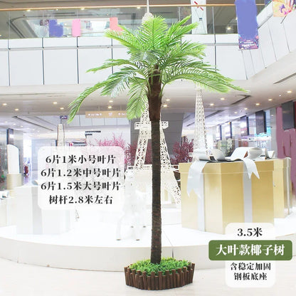 large artificial coconut tree indoor and outdoor decorative plant hotel floor palm tree