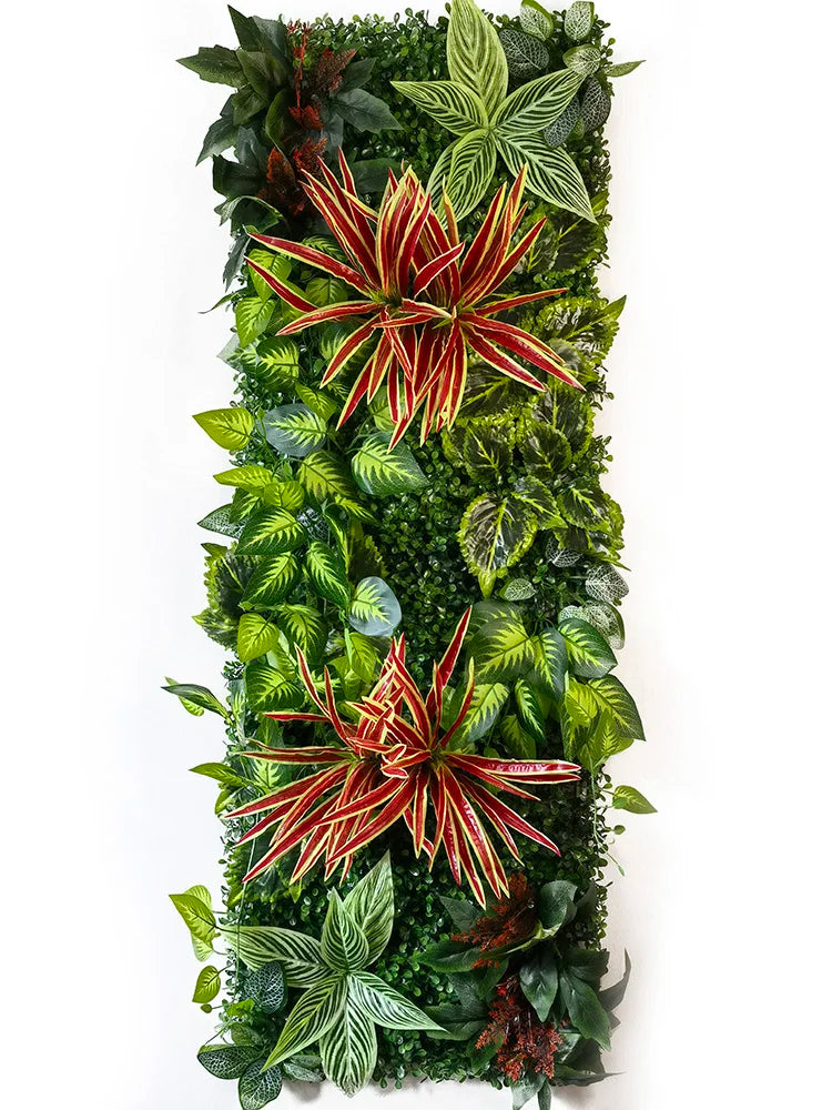 HUA TIAN 40*120CM Artificial Plant Turf Grass Moss Subtropical Plant Decoration Home Fake Wall Panel Lawn Garden Decoration