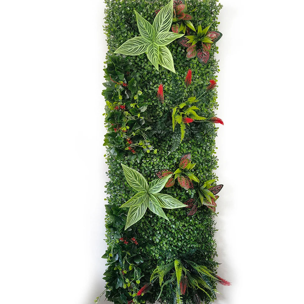 HUA TIAN 40*120CM Artificial Plant Turf Grass Moss Subtropical Plant Decoration Home Fake Wall Panel Lawn Garden Decoration