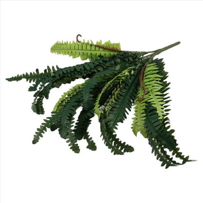 Goodprice Artificial Ferns for Outdoors & Indoors,Large Faux Ferns Fake Boston Fern Plant for Planter Garden Porch Entrance B