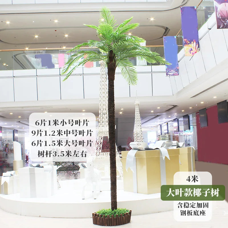 large artificial coconut tree indoor and outdoor decorative plant hotel floor palm tree