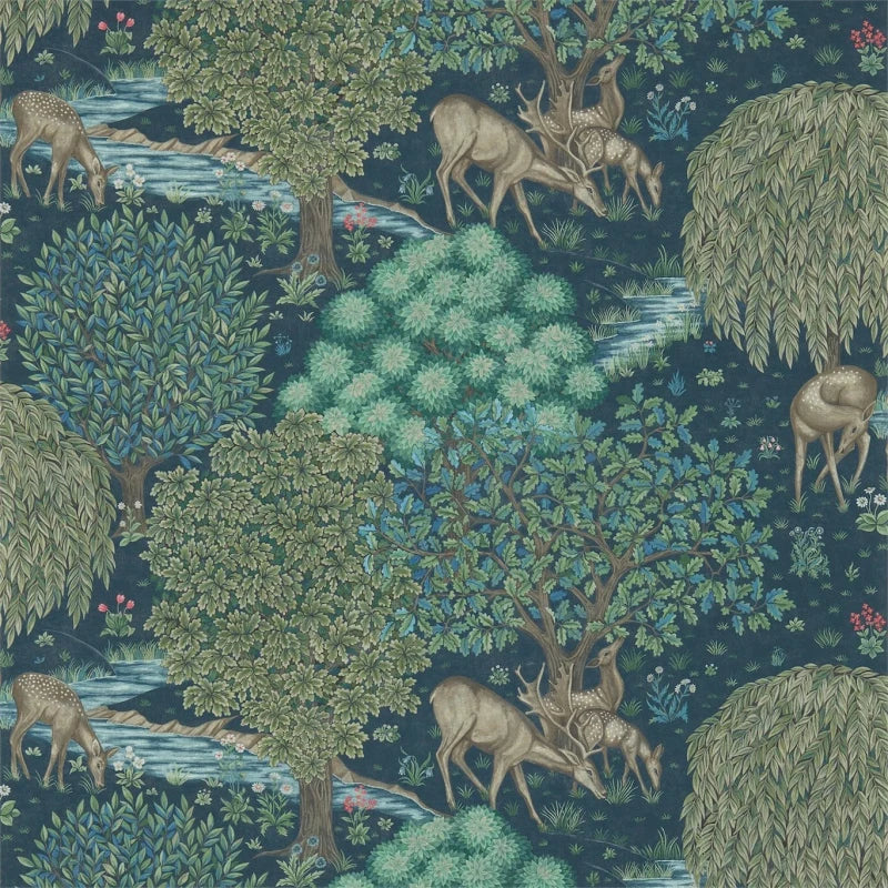 Custom Forest elk animals Wallpaper TV Background Modern landscape Mural for Living Room Painting Home decoration wall stickers