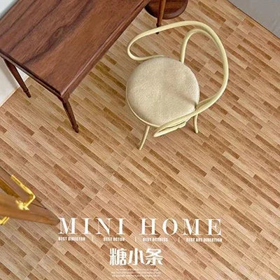 1:12 DIY Dollhouse (20x28cm)Adhesive Wallpaper on The Back for Kitchen(viscous) Living Room Bedroom Floor Decoration Accessories