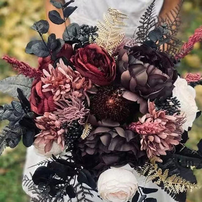 2pcs/4pcs Money Leaves Artificial Plants Wedding Bridal Bouquets Home Vase Garden Dining Table Indoor Outdoor Diy Gift Box Decor