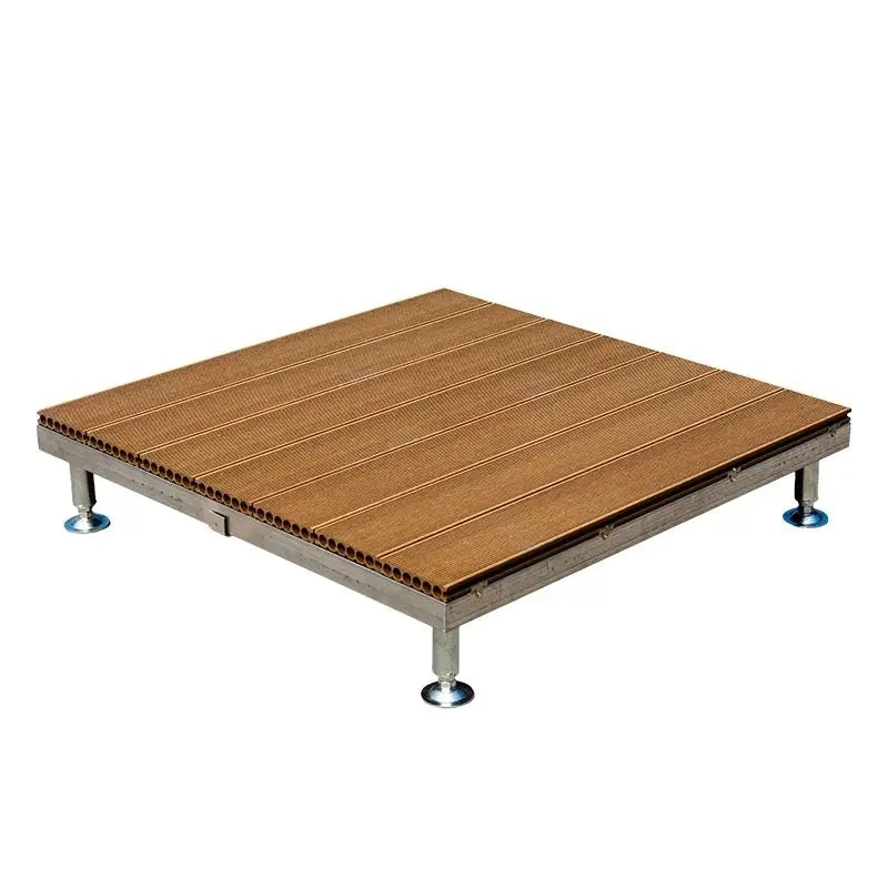 Modern Wood Plastic Composite Waterproof Modular Deck Tiles Outdoor Balcony Villa Courtyard Camping Floor Home Decor Novelty New
