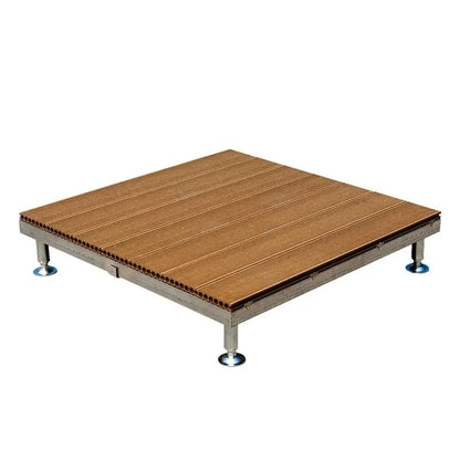 Modern Wood Plastic Composite Waterproof Modular Deck Tiles Outdoor Balcony Villa Courtyard Camping Floor Home Decor Novelty New