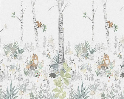 Custom Forest elk animals Wallpaper TV Background Modern landscape Mural for Living Room Painting Home decoration wall stickers
