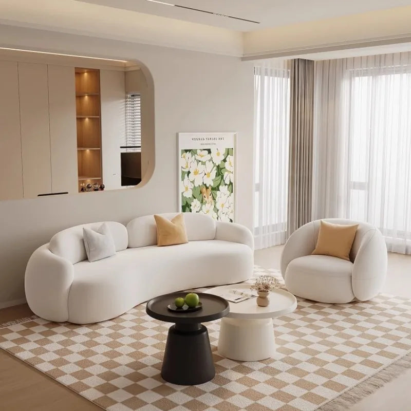 Lazy Cushion Living Room Sofas Adults Comfortable Elegant Relax Sofa Designer Floor Meuble De Salon Home Furniture Accessories