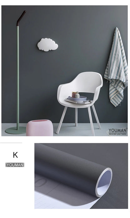 Wall Furniture Renovation Stickers Waterproof Moisture-proof Self-adhesive Paper Vinyl Wallpaper For Kitchen Cooktop Cabinets