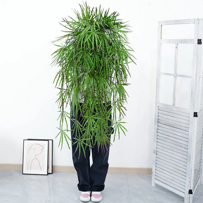 Artificial Hanging Plants 3.3ft Fake Hanging Fern Vines with 30 Leaves Wall Decor Greenery for Home Wall Outdoor Indoor Decor