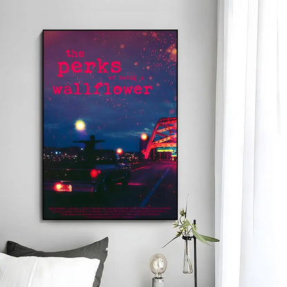 Classic Movie T-The Perks Of Being A Wallflower Poster HD art sticky wall waterproof home bedroom bar aesthetic decoration