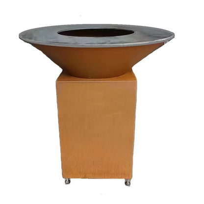 #For Outdoor round Corten Steel Fire Pit Bowl Wood Burning Water Bowl for Outdoor Entertaining
