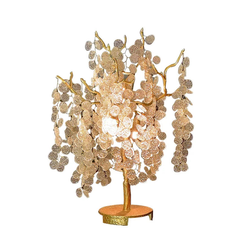 Post-Modern Living Room Bedroom Bedside Lamp Light Luxury Floor Lamp Creative Tree Crystal Branch Art Decorative Lamps Lustre