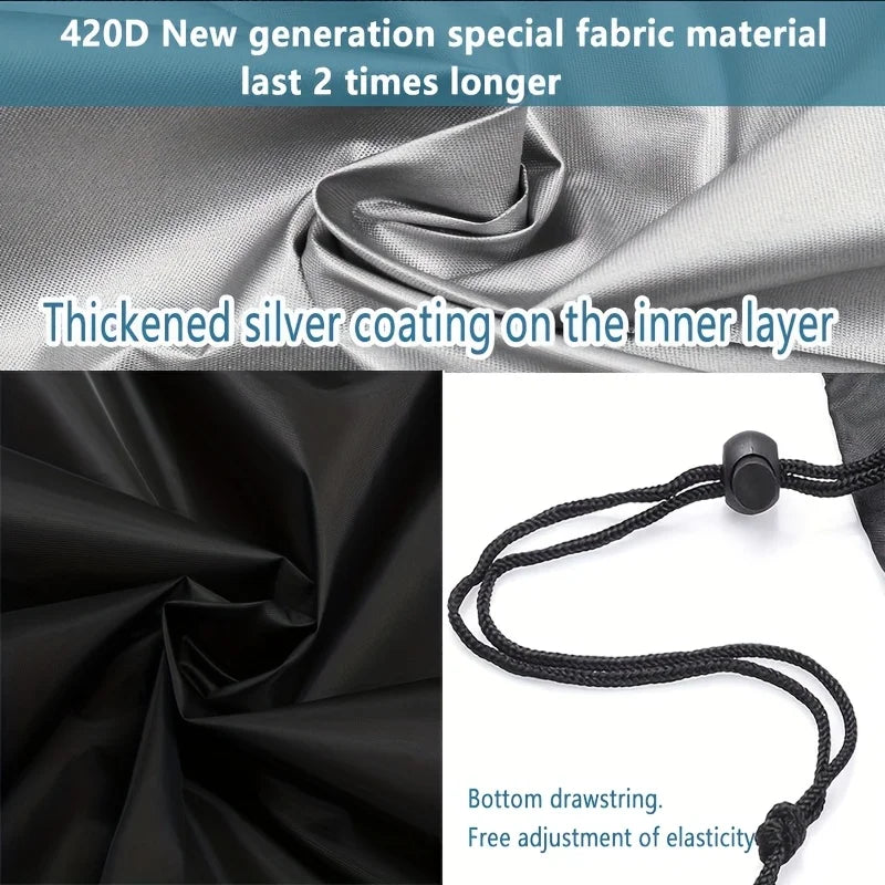Heavy-duty Material Round Fire Pit Cover, Suitable for 28-48 Inch Fire Pits, Outdoor Patio Cover Round Cover