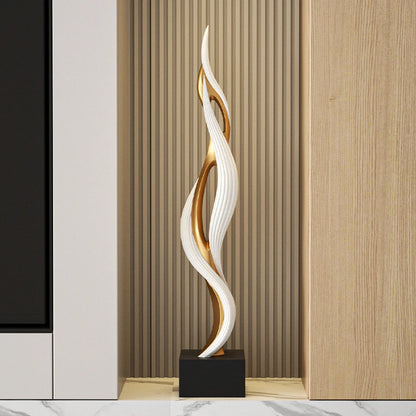 Creative Feng Shui Sculpture Living Room Table Wine Rack Decoration Statue Resin Crafts Housewarming Gift Modern Home Decor