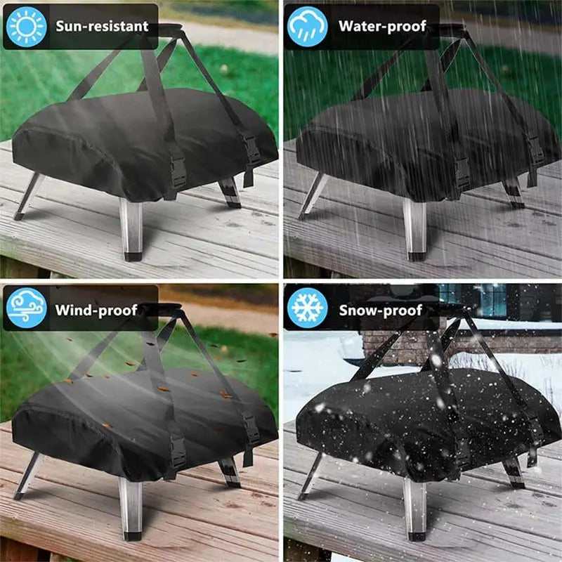 210D Pizza Oven Cover Compatible Ooni Koda 12 16 Outdoor Sunscreen Protective Dustproof Waterproof Grill Case BBQ Accessories