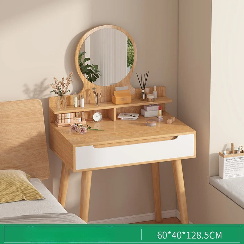 Dresser girl bedroom Internet celebrity dressing table small apartment bedroom modern light luxury storage cabinet integrated
