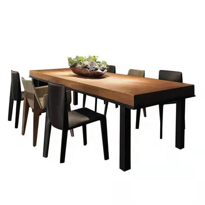 Modern Dining Room Furniture Solid Wood Restaurant Table Set