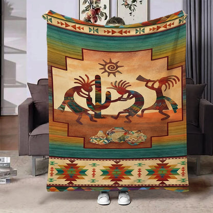 Flannel Throw Blanket Ethnic Patterns Print Blanket Super Soft Cozy Sofa Nap Blanket Home Blanket Perfect Home Gift for Her