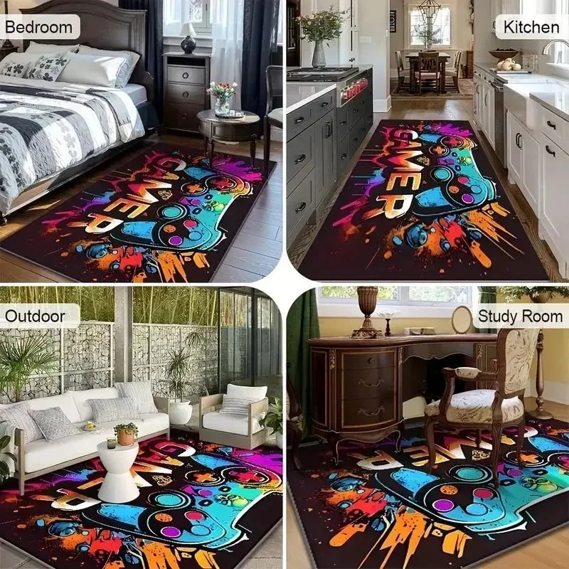 Outdoor Rugs Reversible Outdoor Plastic Straw Rugs Boho PatioIndoor Carpets RV Mat for Family Camp Picnic  Bedroom  Area Rug