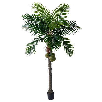 Coconut Tree Palm Tree 180cm/220cm/250cm/300cm Stimulation Indoor/outdoor Hotel Decorative Artificial Plants（without coconuts）