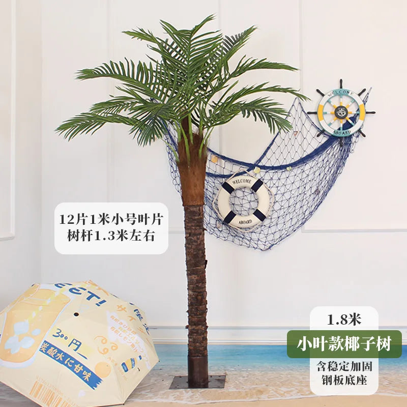 large artificial coconut tree indoor and outdoor decorative plant hotel floor palm tree
