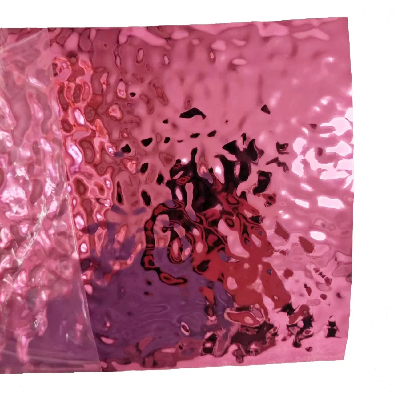 Aqumotic Peel and Stick Wallpaper Customized Wave Decorative PVC Plate Background Wallpapers Fake Metal Mirror Embossed