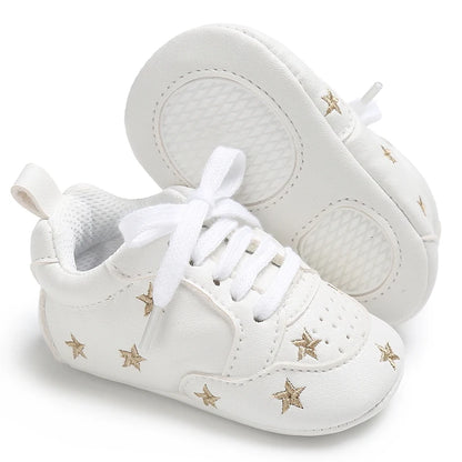 Casual Baby Shoes Infant Baby Girl Crib Shoes Cute Soft Sole Prewalker Sneakers Walking Shoes Toddler First Walker 0-18Month