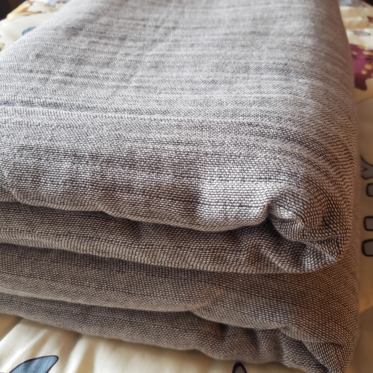 Japanese Blanket Pure Cotton 3 Layer Gauze Double Couple Bed Throw Blanket Simple Solid Color Quilt Bedspread Gery Cover Blanket